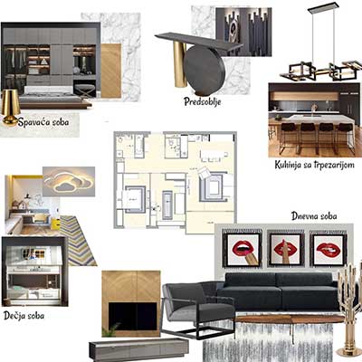 Kurs enterijera Grandesign School - galerija radova 52