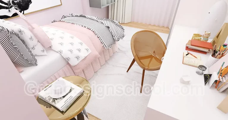 Kurs enterijera 3D model rad studenta Grandesign School 001