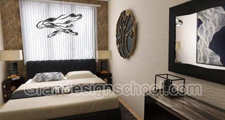 Kurs enterijera 3D model rad studenta Grandesign School 054