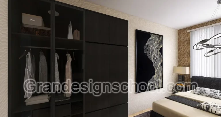 Kurs enterijera 3D model rad studenta Grandesign School 055