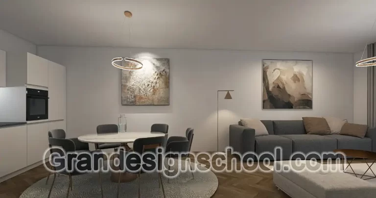 Kurs enterijera Grandesign School student Ana 3d model-01