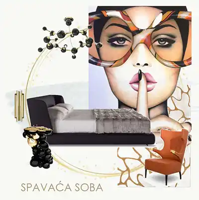 Spavaća soba kurs enterijera