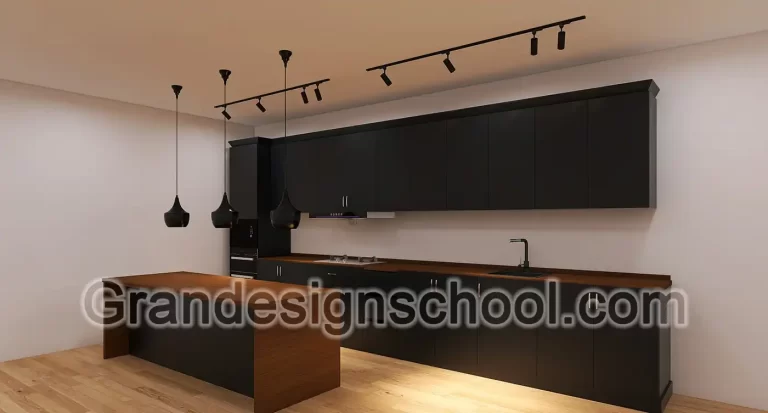 rad sutdenta grandesign school 3D model kuhinje