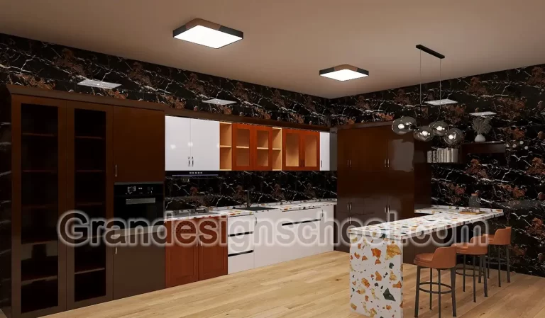 3D model kuhinje kurs dizajn entreijera